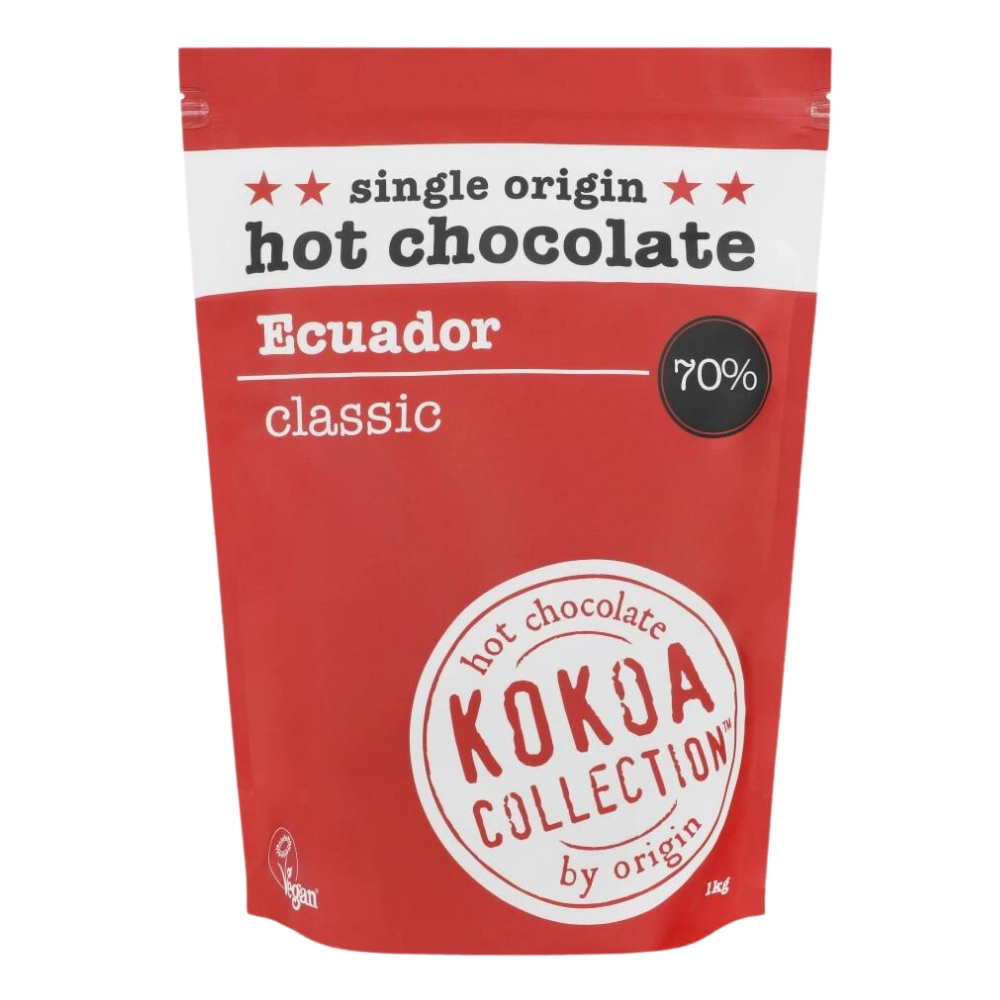Kokoa Collection (1kg) - Ecuador (70% Cocoa) Hot Chocolate Tablets