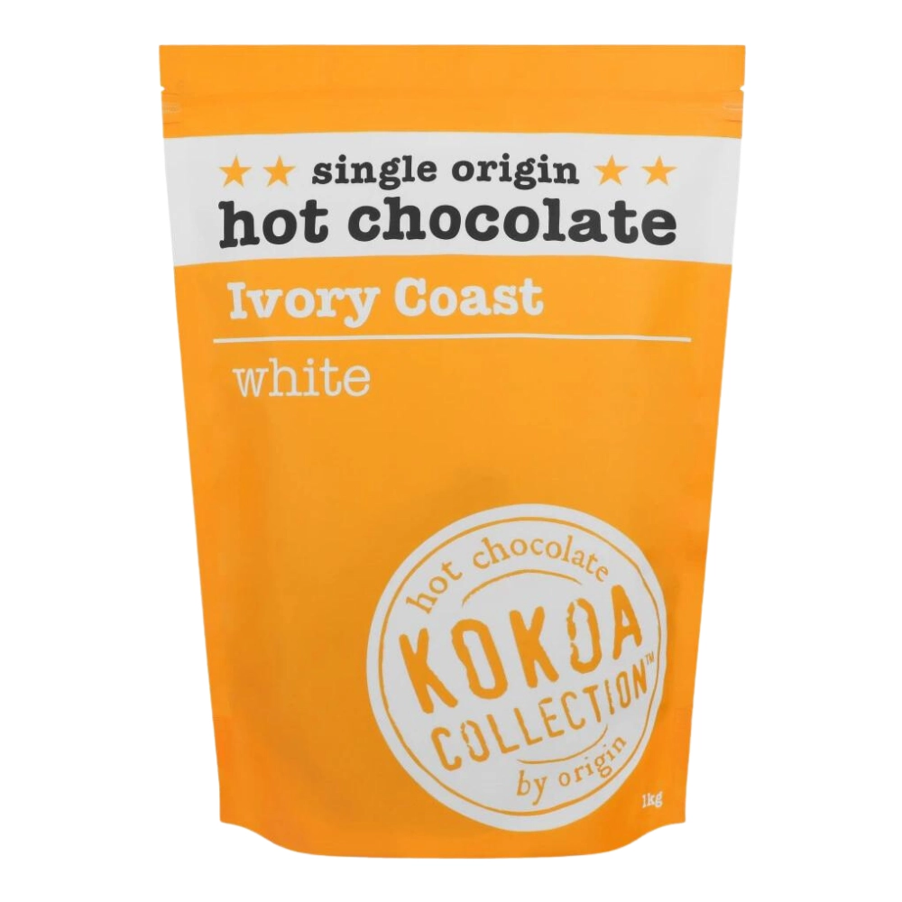 Kokoa Collection (1kg) - Ivory Coast White Hot Chocolate Tablets