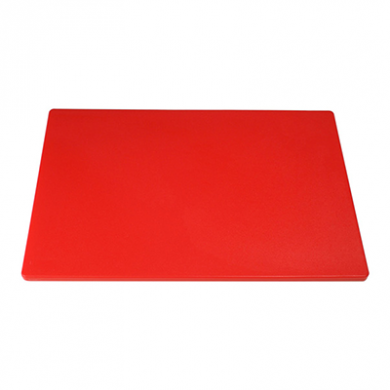 red chopping board